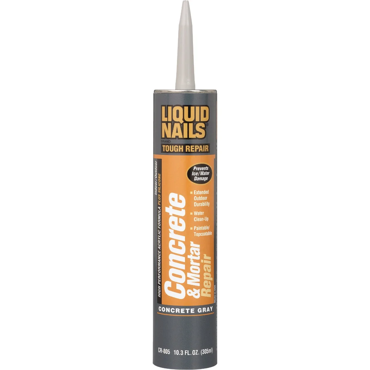 Relaxed Liquid Nails Latex 10.3 Oz Concrete Gray Concrete Sealant Modern