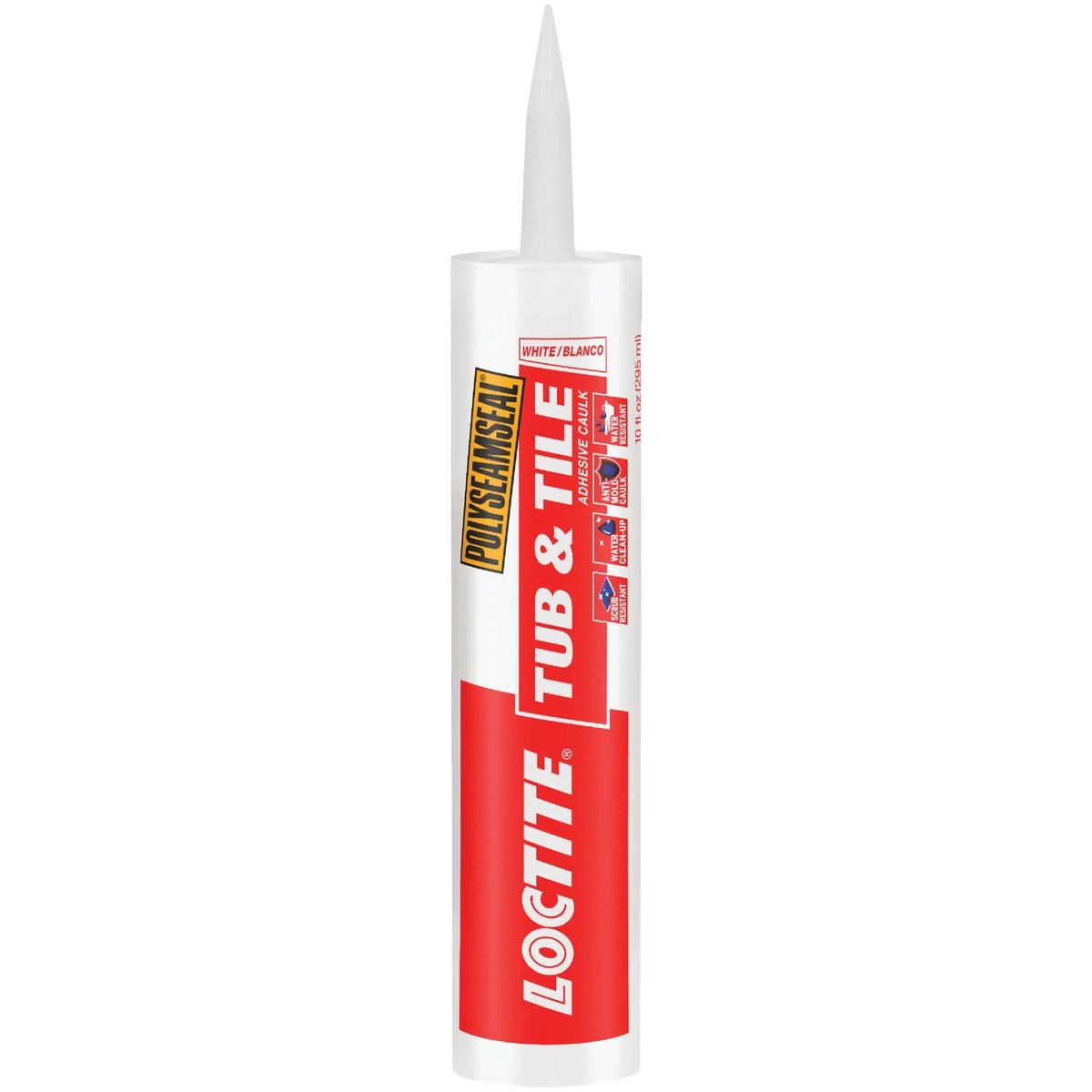 Modern Loctite Polyseamseal 10 Oz. White Kitchen Bath Caulk Artisan
