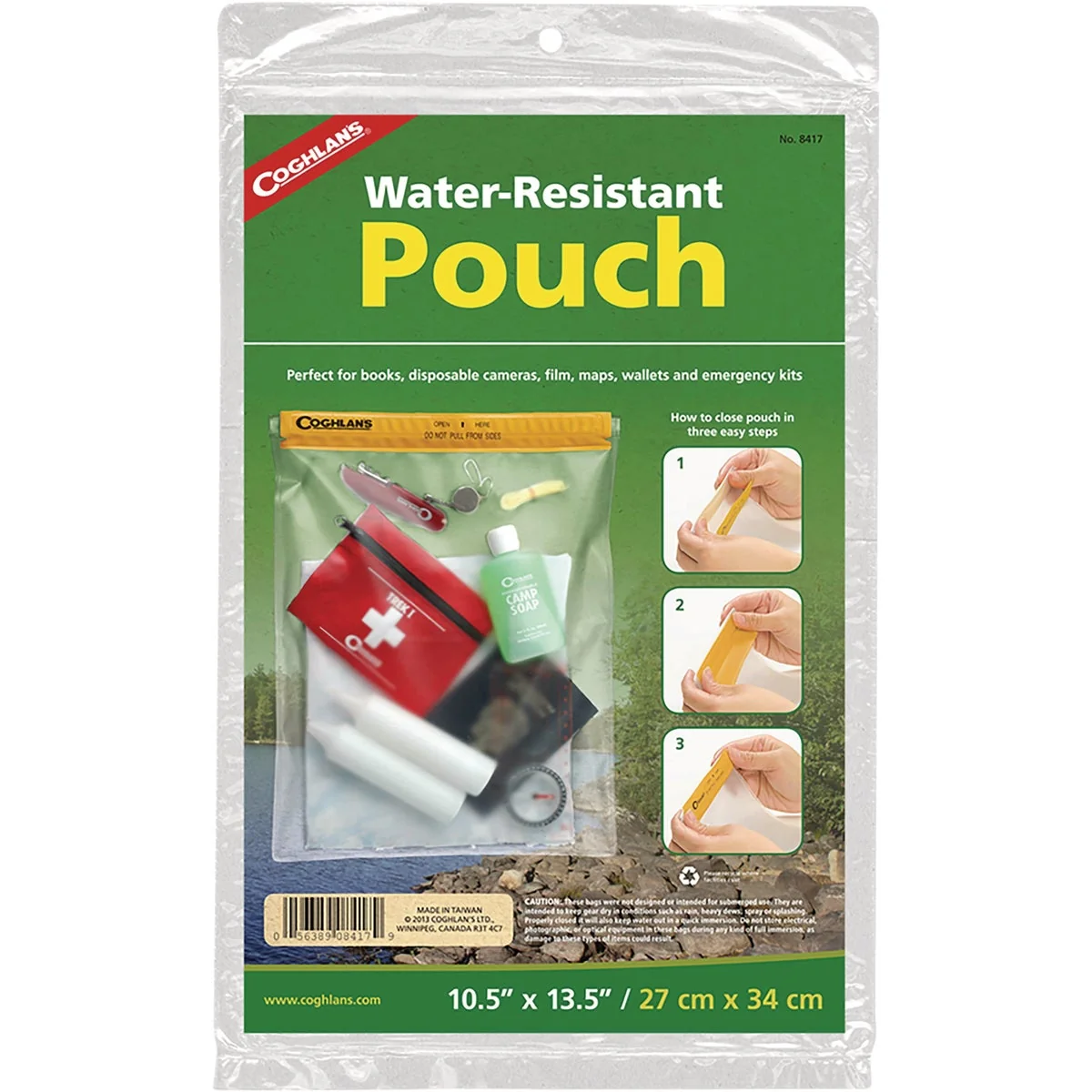 Functional Coghlans 10.5 In. x 13.5 In. Water Resistant Pouch Excellent