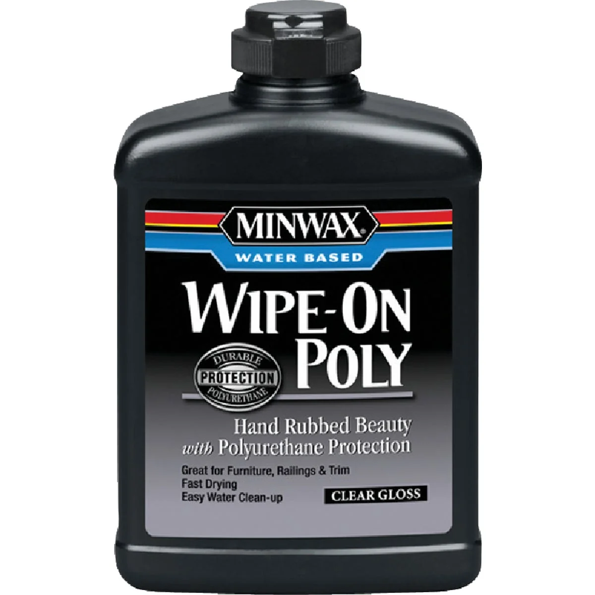 Premium Minwax Gloss Water Based Wipe-On Interior Polyurethane 1 Pt. User-Friendly