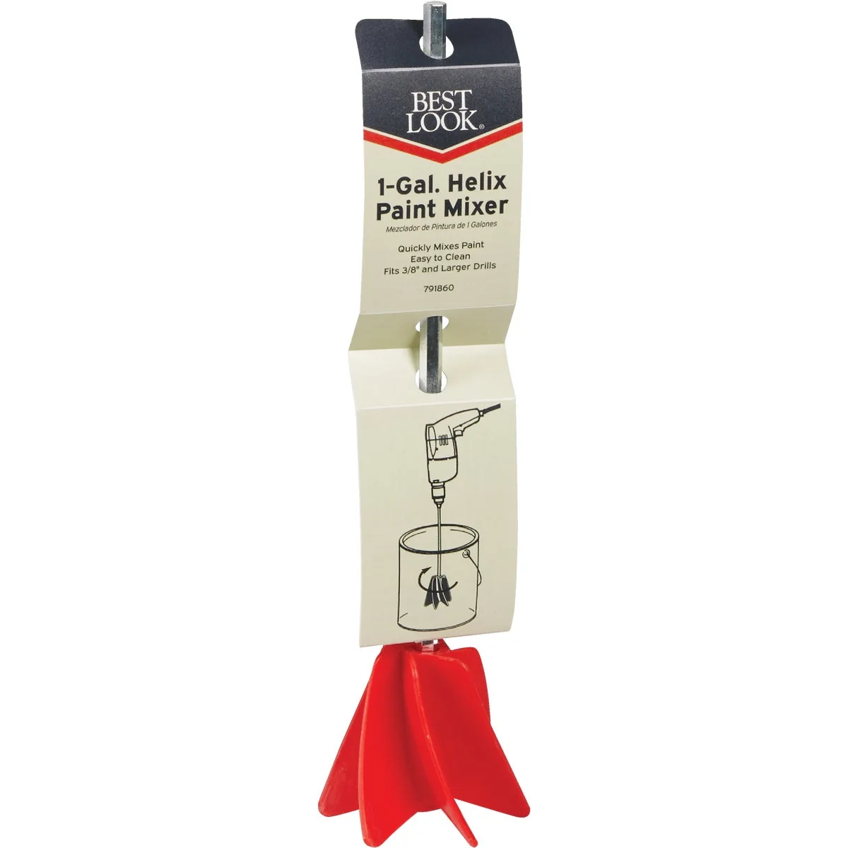 Fine Look 1 Gal. 10 In. Paint Mixer User-Friendly