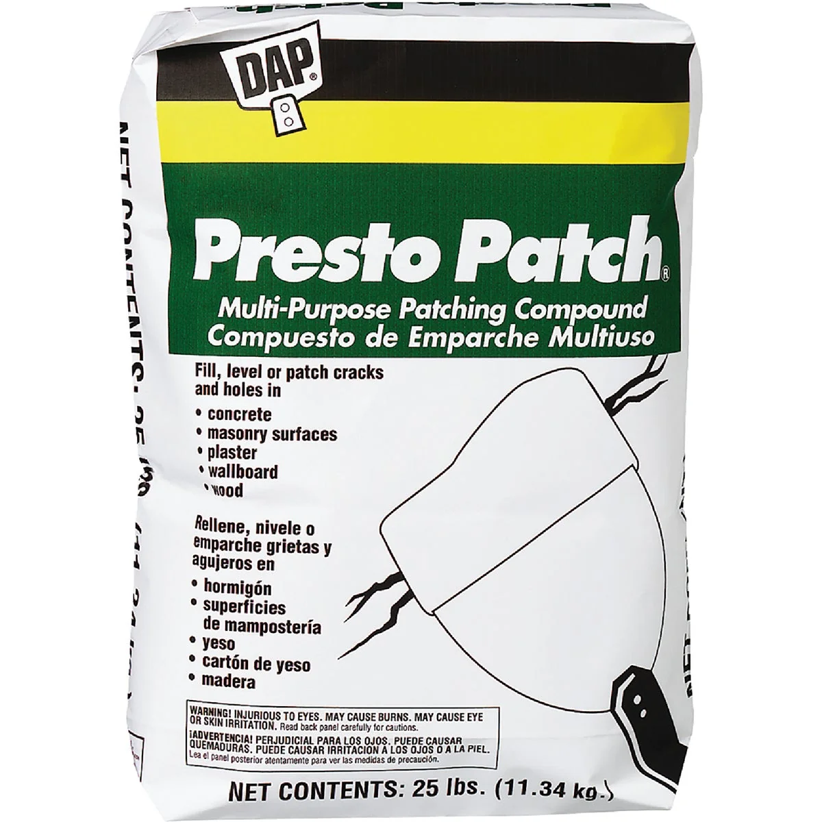 Original DAP Presto Patch 25 Lb. White Patching Compound High-End