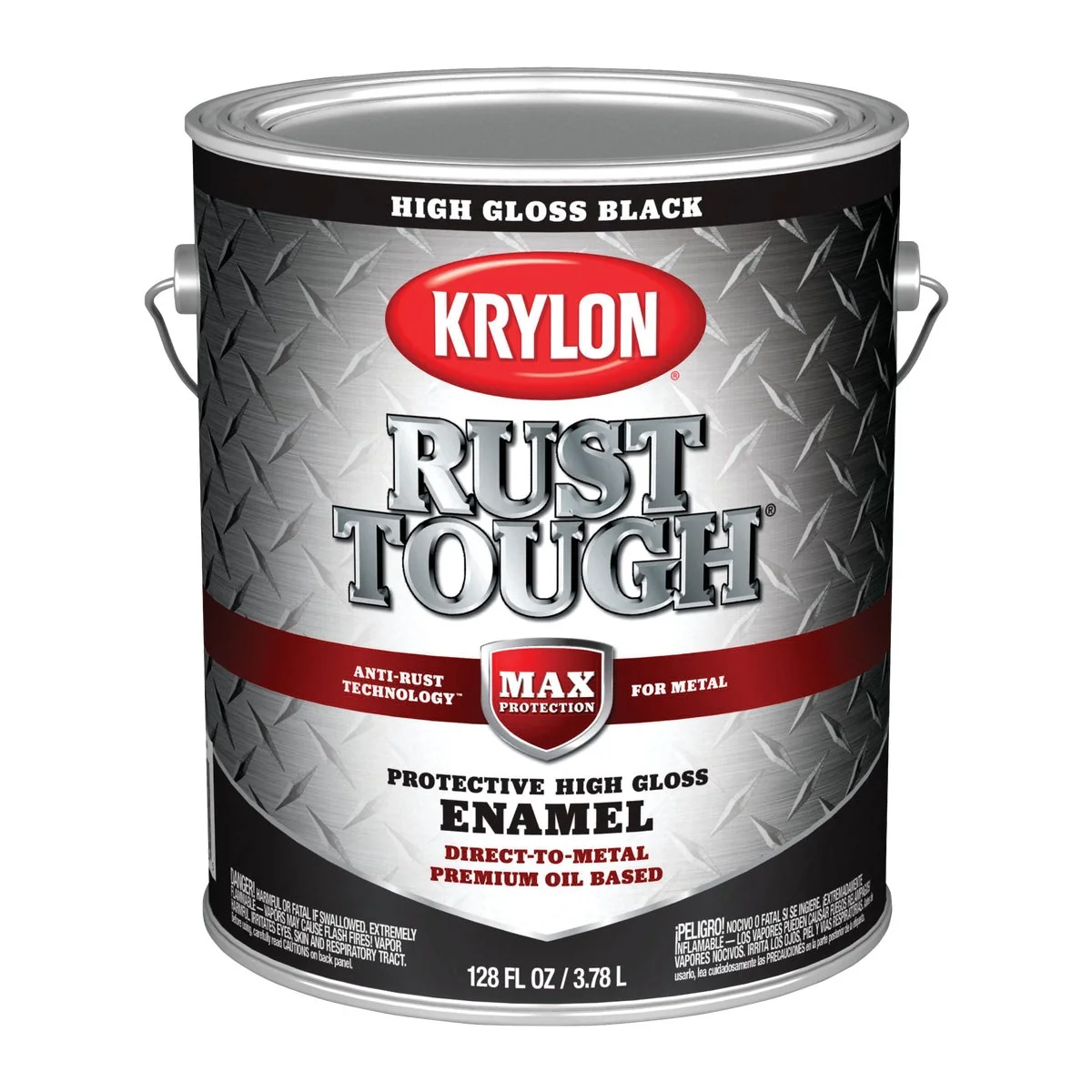Reliable Valspar Anti-Rust Oil-Based Gloss Armor Rust Control Enamel Black 1 Gal. Organic