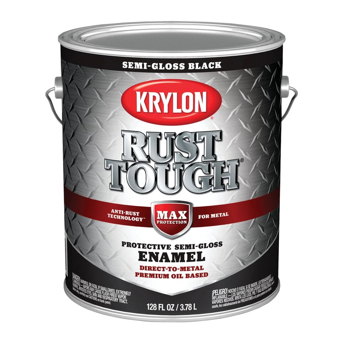 Quality Valspar Anti-Rust Oil-Based Semi-Gloss Armor Rust Control Enamel Black 1 Gal. High-End