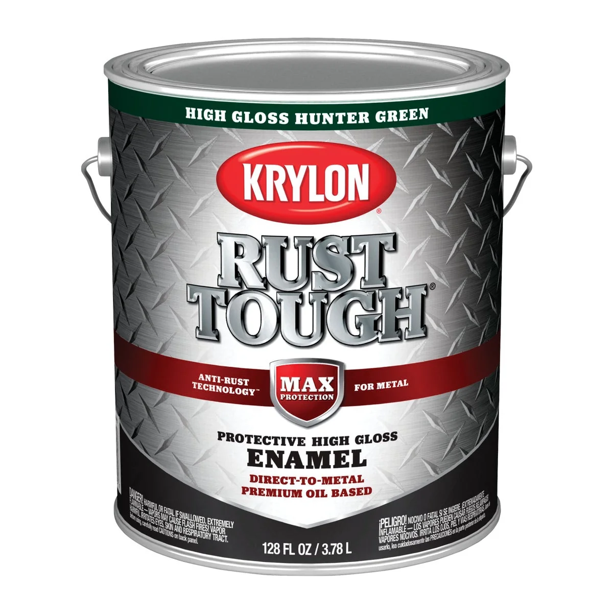 Premium Material Valspar Anti-Rust Oil-Based Gloss Armor Rust Control Enamel Hunter Green 1 Gal. Practical