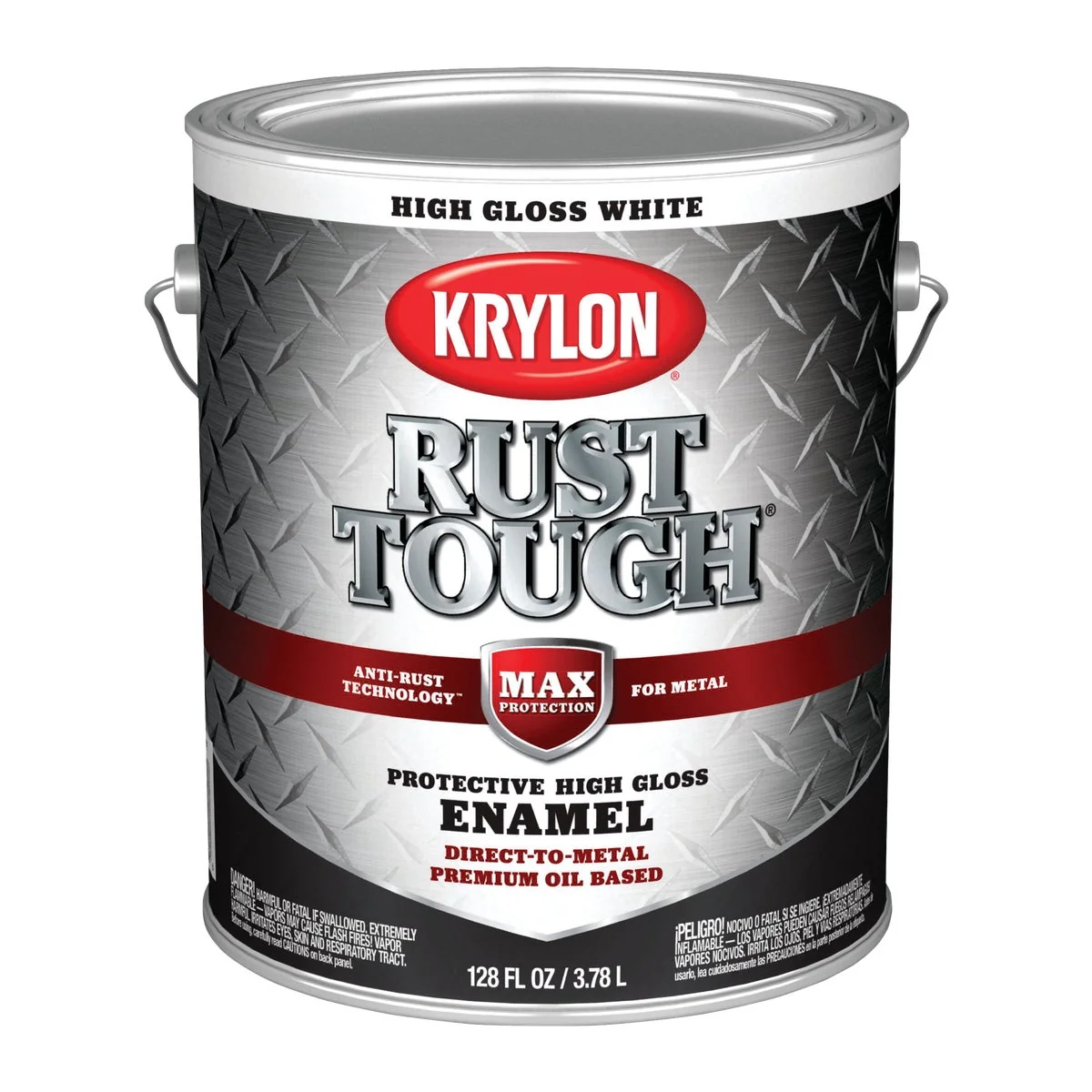 Trendy Valspar Anti-Rust Oil-Based Gloss Armor Rust Control Enamel White 1 Gal. Smooth