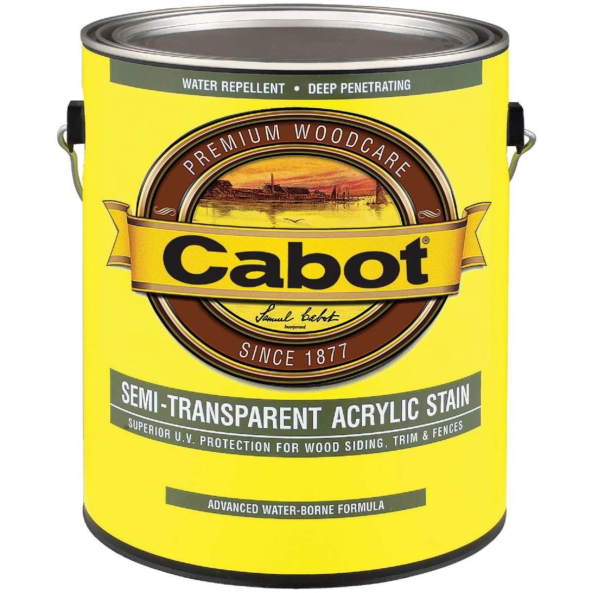Comfortable Cabot Semi-Transparent Exterior Stain Neutral Base 1 Gal. Solid