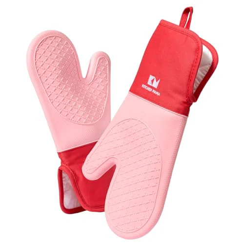 Convenient UltraShield Silicone Oven Mitts 2 Count Dependable