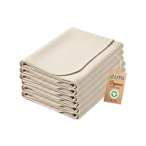 High-Quality Flour Sack Towels Sourdough Bread Baking Supplies 6 Count Trendy