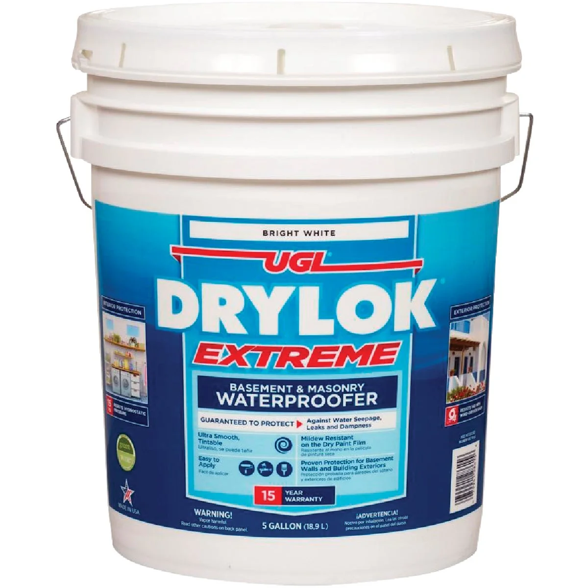 Pure Drylok White Basement Masonry Waterproofer Concrete Sealer 5 Gal. Stylish