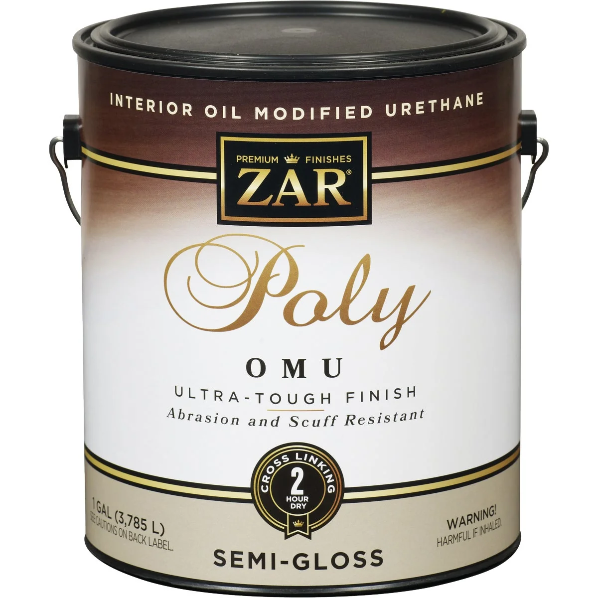 Crafted ZAR Semi-Gloss Ultra Max Interior Polyurethane 1 Gal. Quality