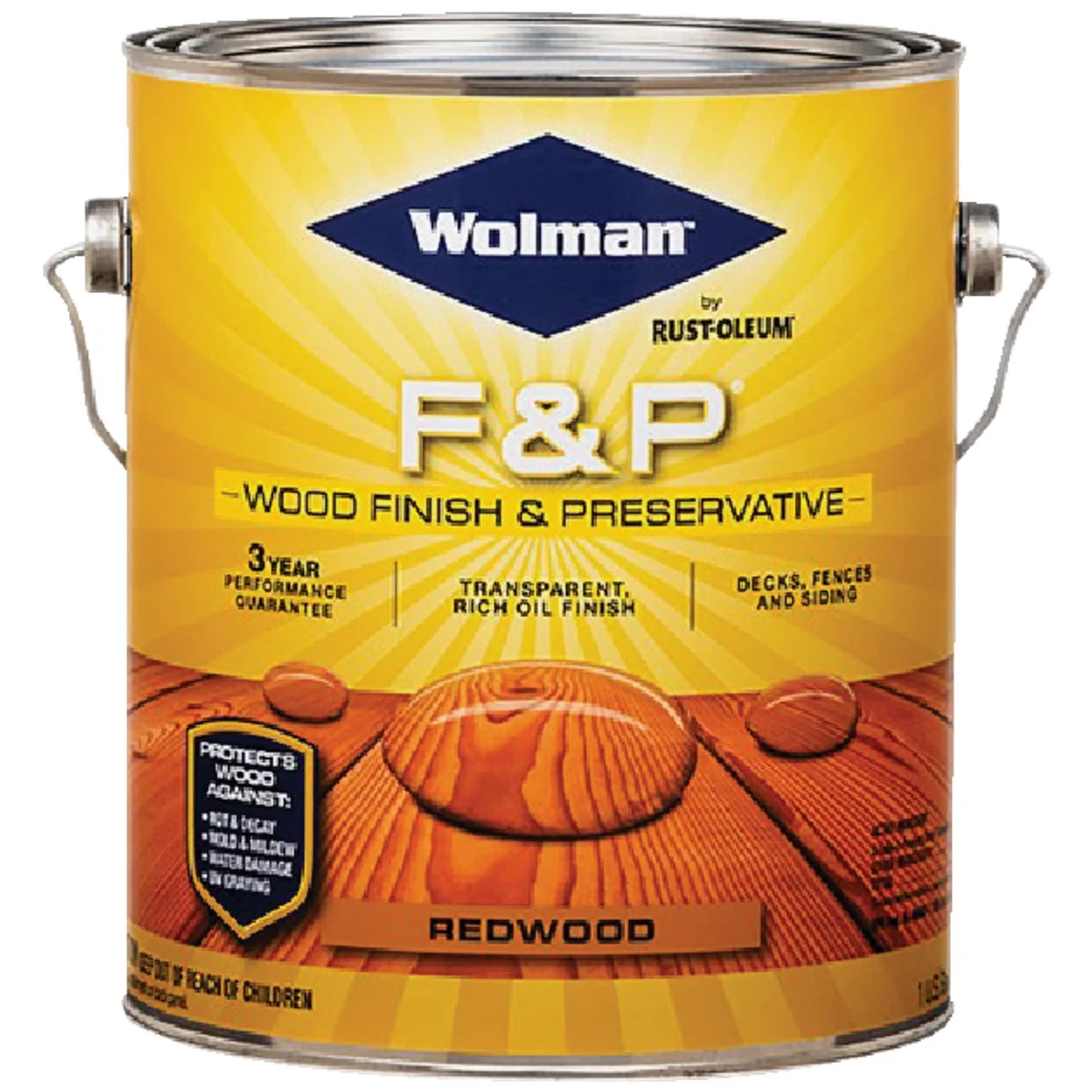 Exceptional Wolman F P Transparent Wood Finish And Preservative Redwood 1 Gal. World-Class