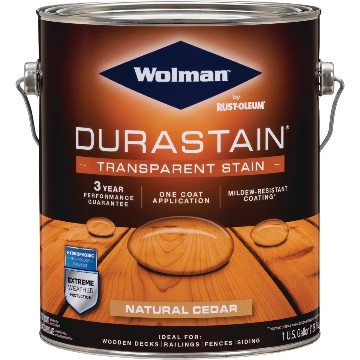 Crafted Wolman RainCoat Water-Based Repellent Natural Cedar 1 Gal. Pure
