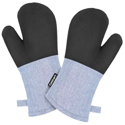 Smart Cuisinart Chambray Kitchen Oven Mitts High-Quality