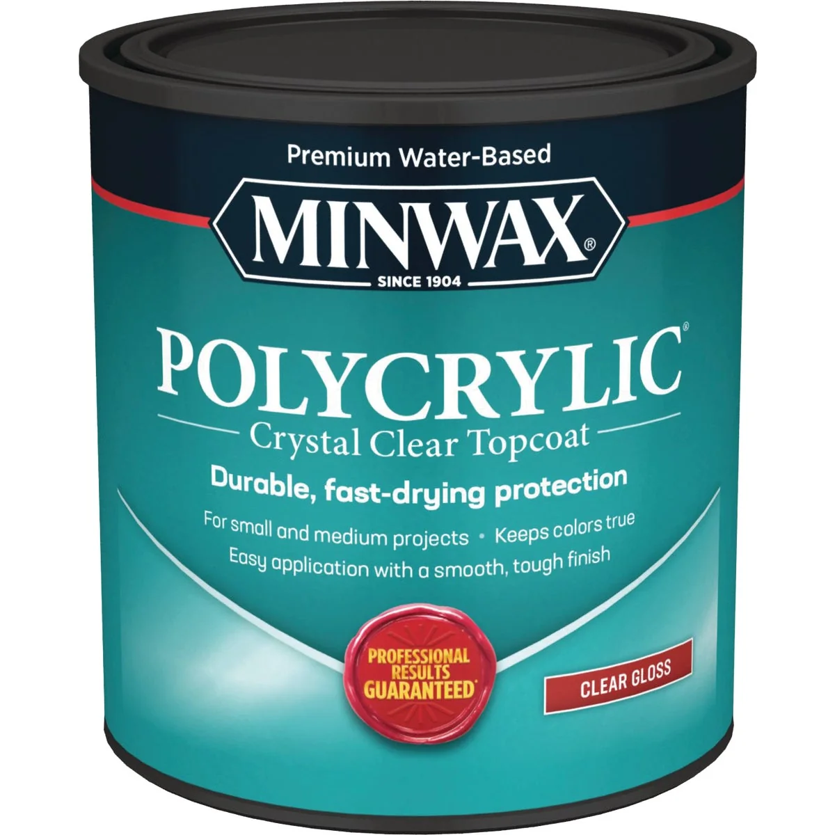 Trendy Minwax Polycrylic 1 Qt. Gloss Water Based Protective Finish Traditional