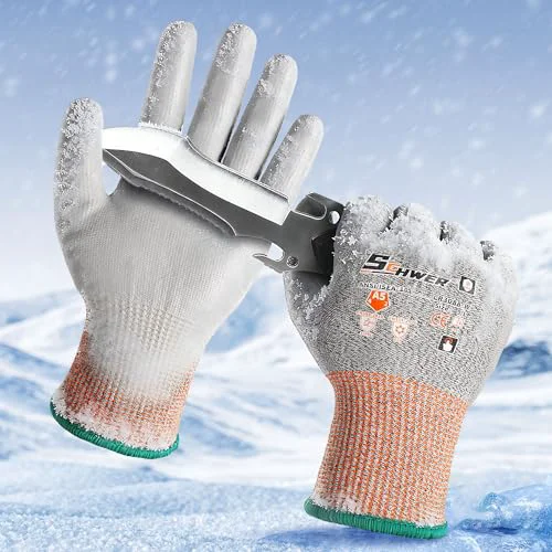 High-End 12 Pairs Winter ANSI A5 Cut Gloves 12 Count Healthy