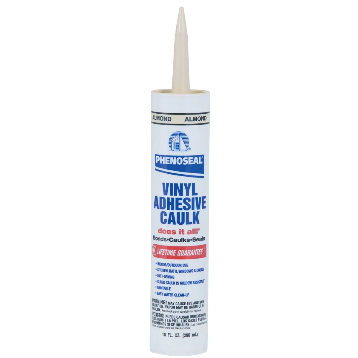 Superior Phenoseal 10 Oz. Almond Vinyl Adhesive Caulk Lightweight