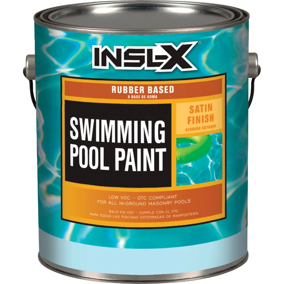 Reusable Insl-X 1 Gal. Royal Blue Satin Rubber Based Pool Paint Relaxed