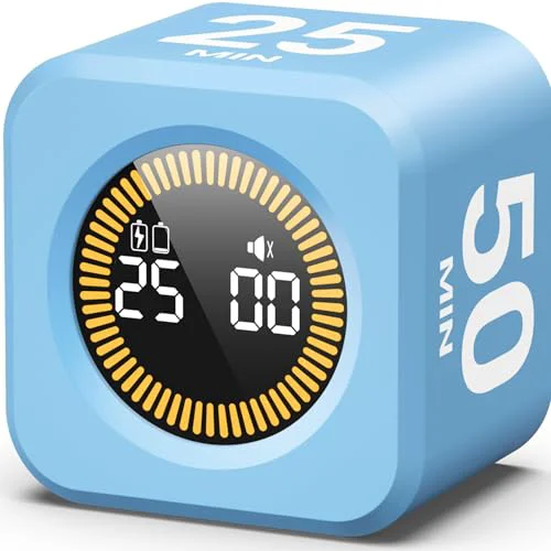 Durable Pomodoro Cube Timer Productivity Visual Timer Casual