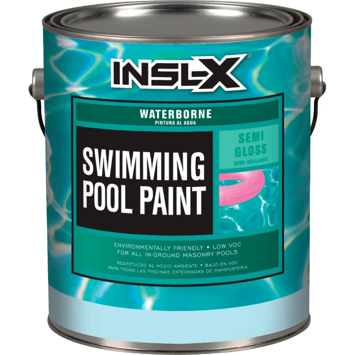 Premium Material Insl-X 1 Gal. Royal Blue Semi-Gloss Waterborne Pool Paint Prestigious