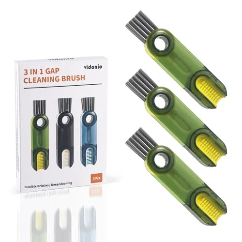 Fashionable 3 in 1 Cup Lid Gap Cleaning Brush Set Genuine