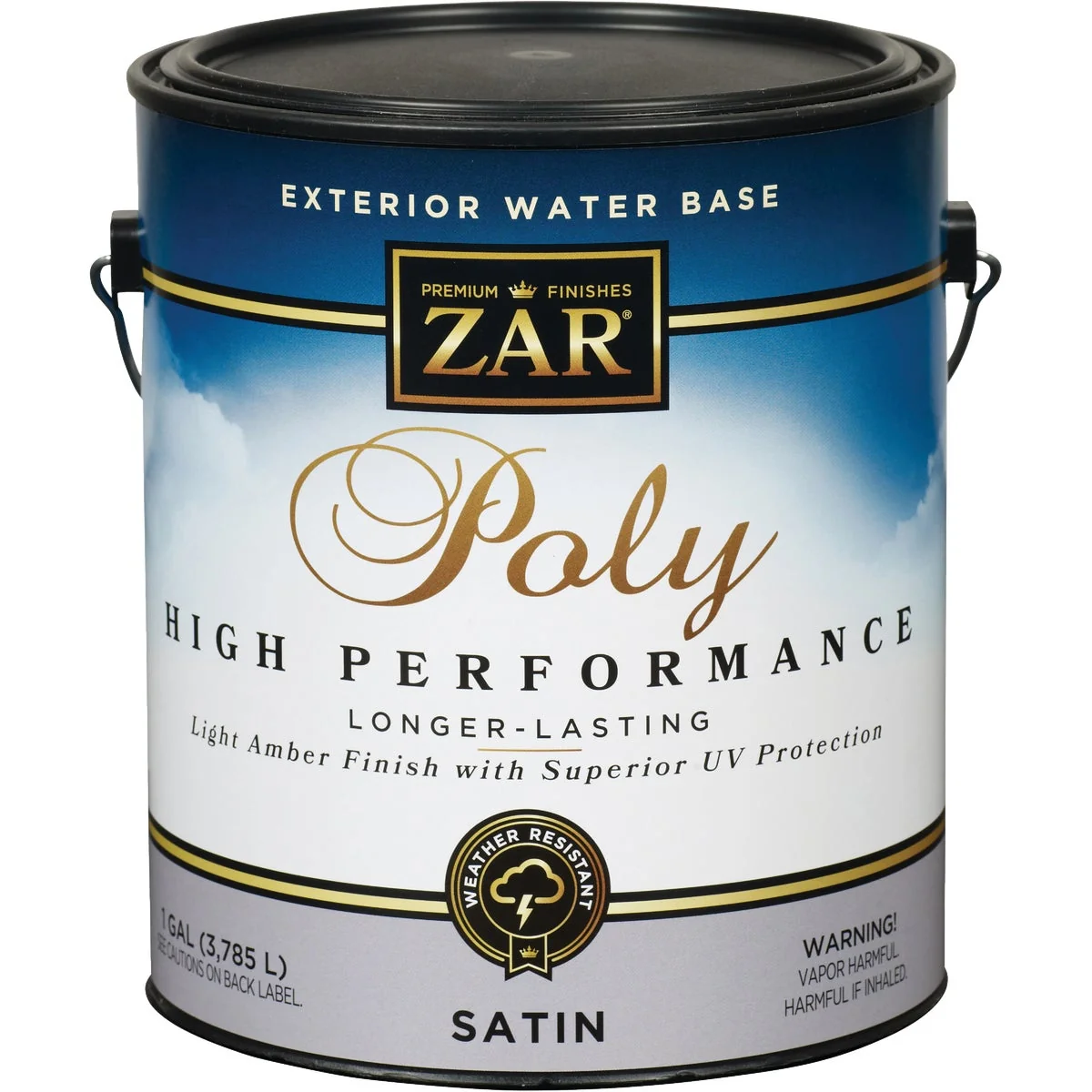 Minimalist ZAR Satin Clear Exterior Polyurethane 1 Gal. First-Class