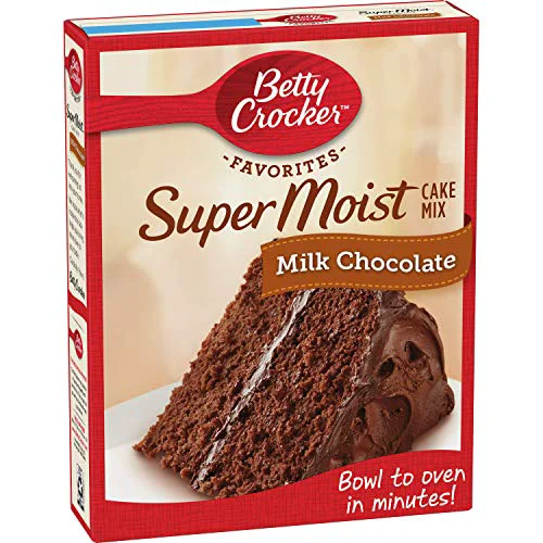 Genuine Super Moist Milk Chocolate Cake Mix 15.25 Ounce Certified