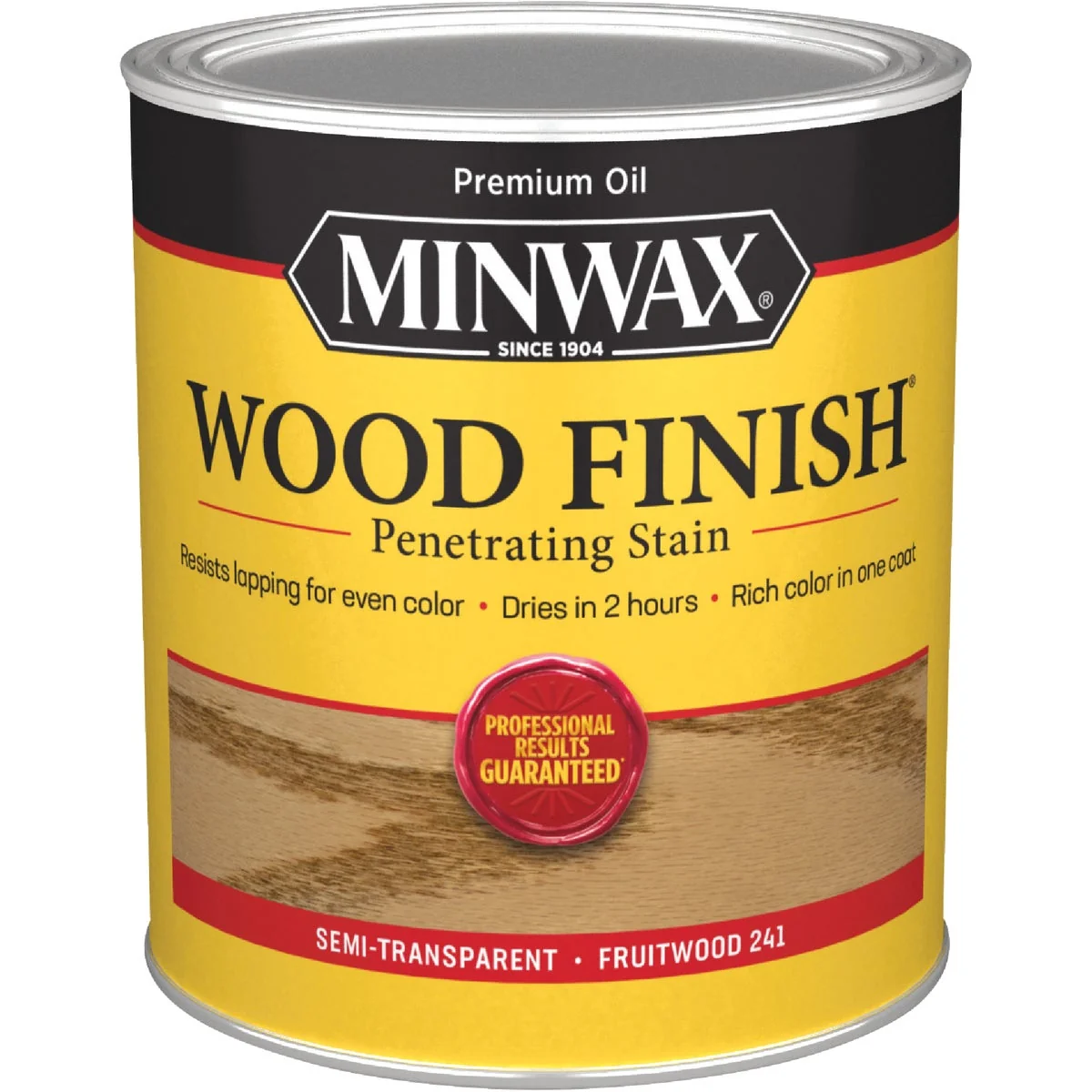 Versatile Minwax Wood Finish Penetrating Stain Fruitwood 1 Qt. Secure