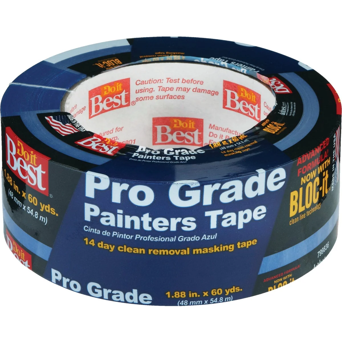 Top-Quality Do it Pro Grade 1.88 In. x 60 Yd. Blue Painter’s Masking Tape Minimalist