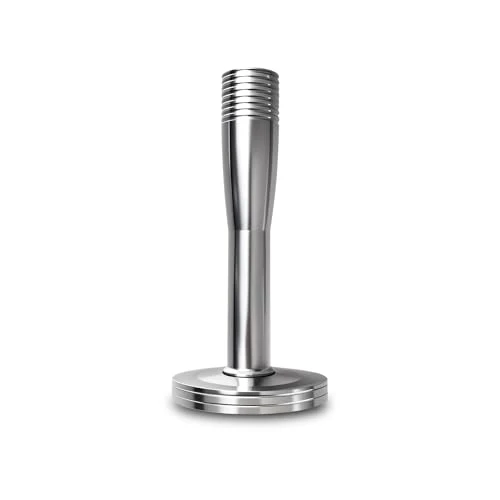 Secure Coffee Tamper Press Chromed World-Class