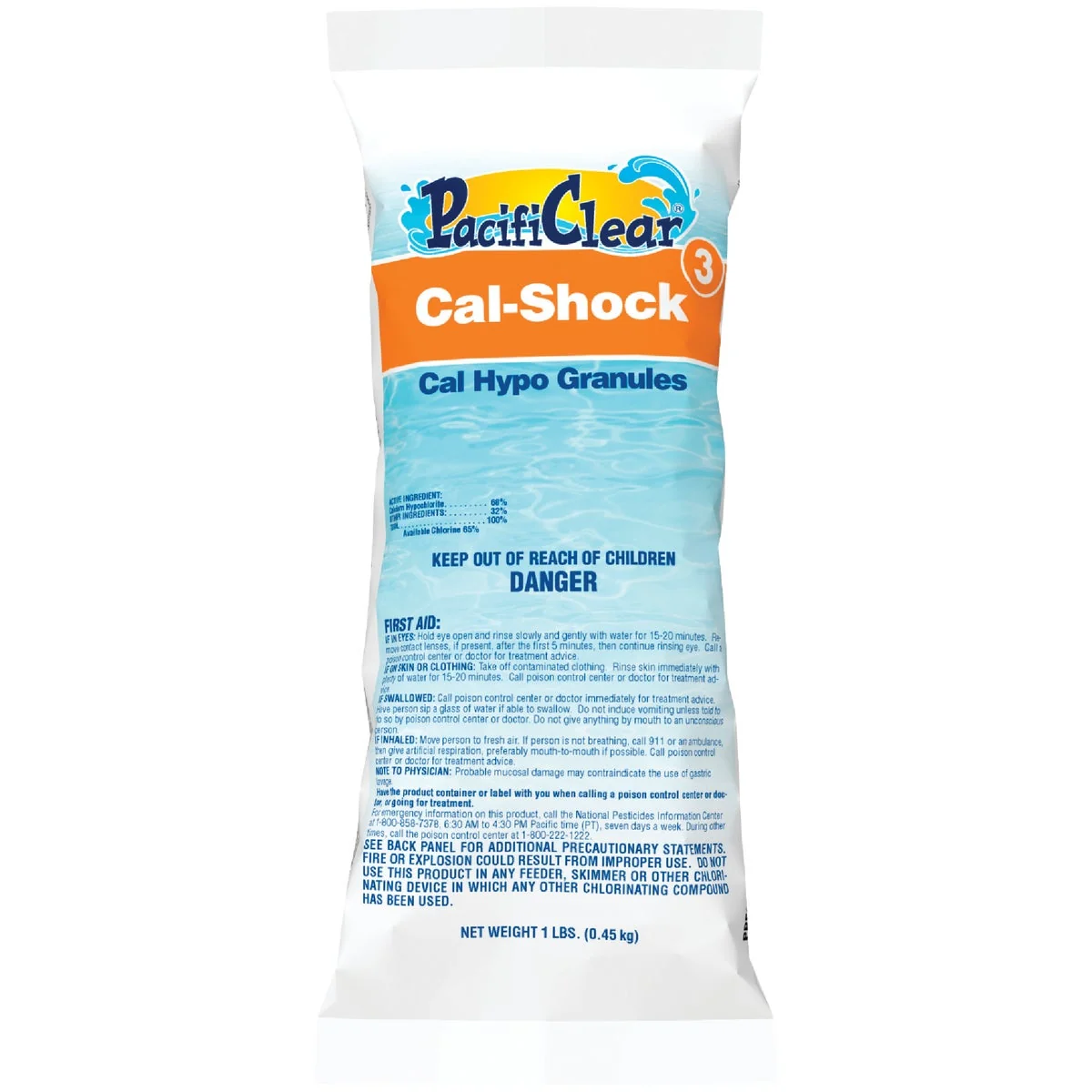 Expertly Made PacifiClear Cal-Shock 1 Lb. Granule Eco-Friendly
