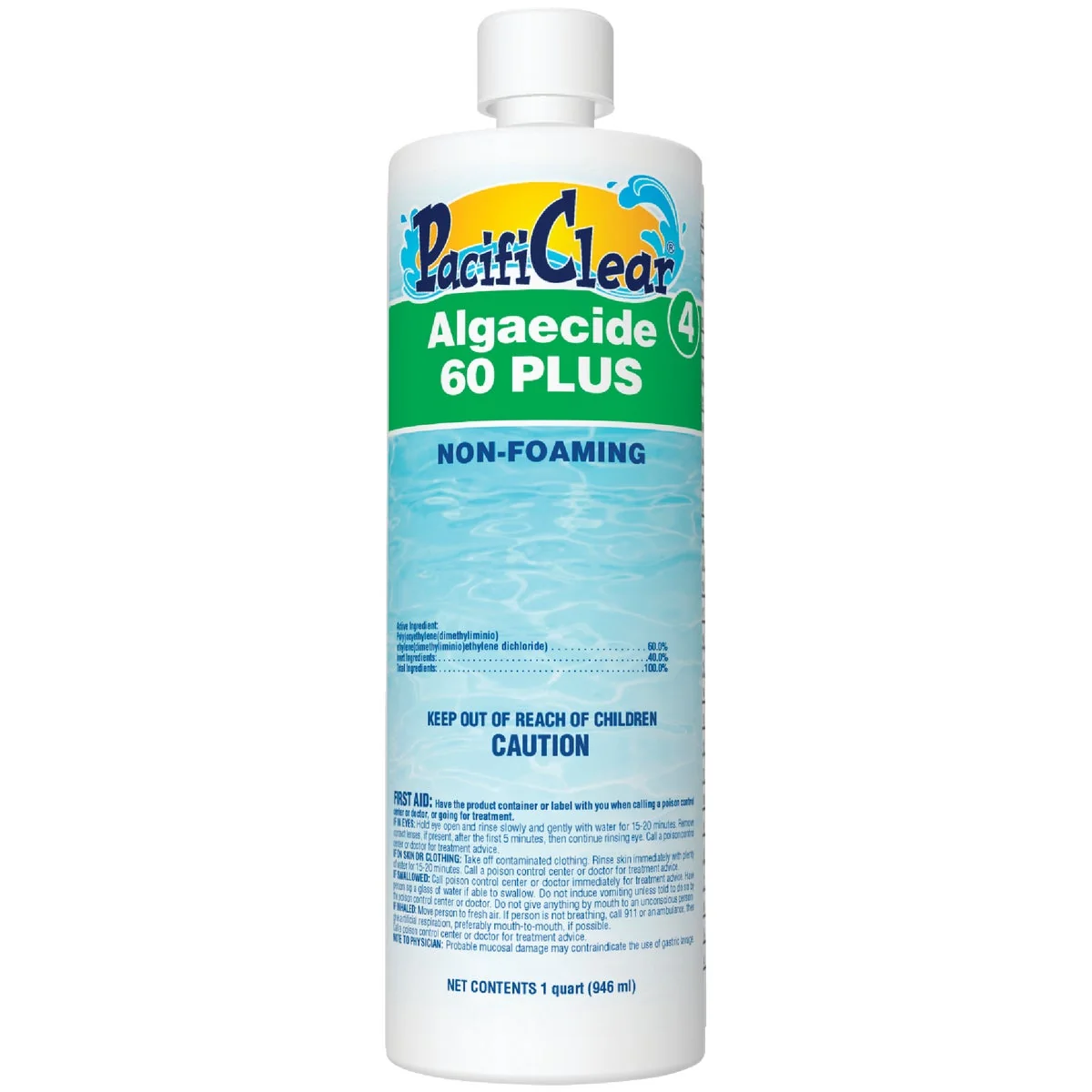 High-Quality PacifiClear Algaecide 60 Plus 1 Qt. Liquid Algae Control Versatile