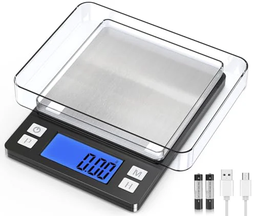 Green 0.01g Small Digital Gram Scale Crafted