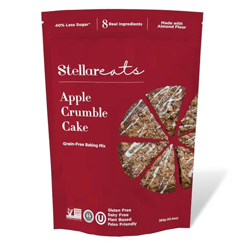 Consistent Grain Apple Crumble Cake Baking Mix 12.4 Ounce Solid