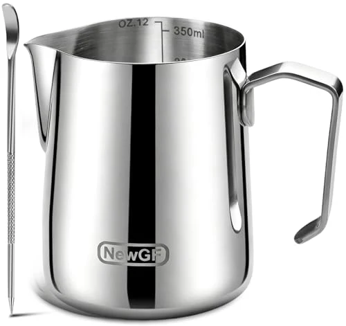 Trendy Milk Frothing Pitcher 12oz Durable