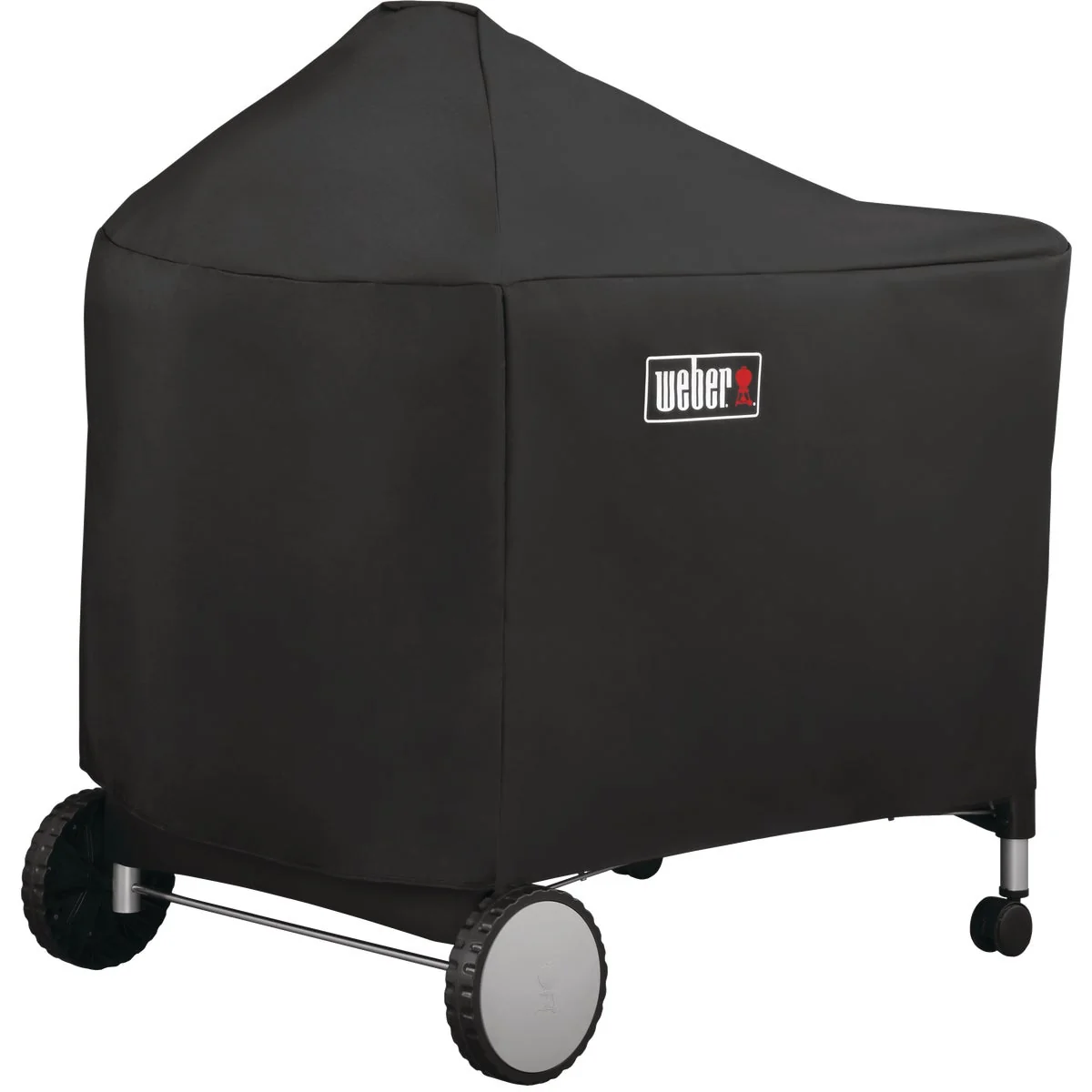 Natural Weber Performer Premium Deluxe 49 In. Black Polyester Grill Cover Effective