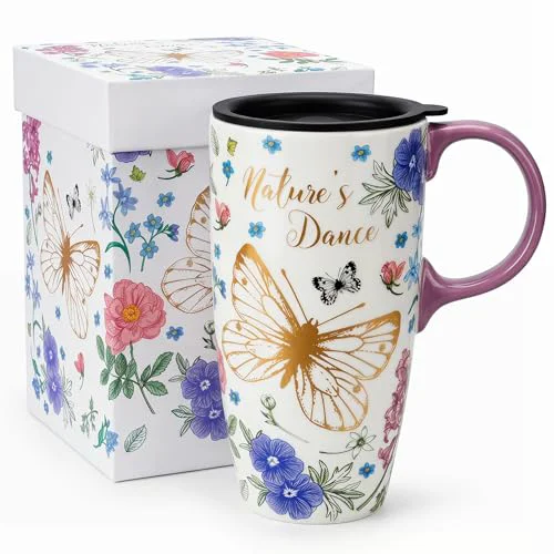 Trendy Ceramic Travel Mug with Lid Efficient