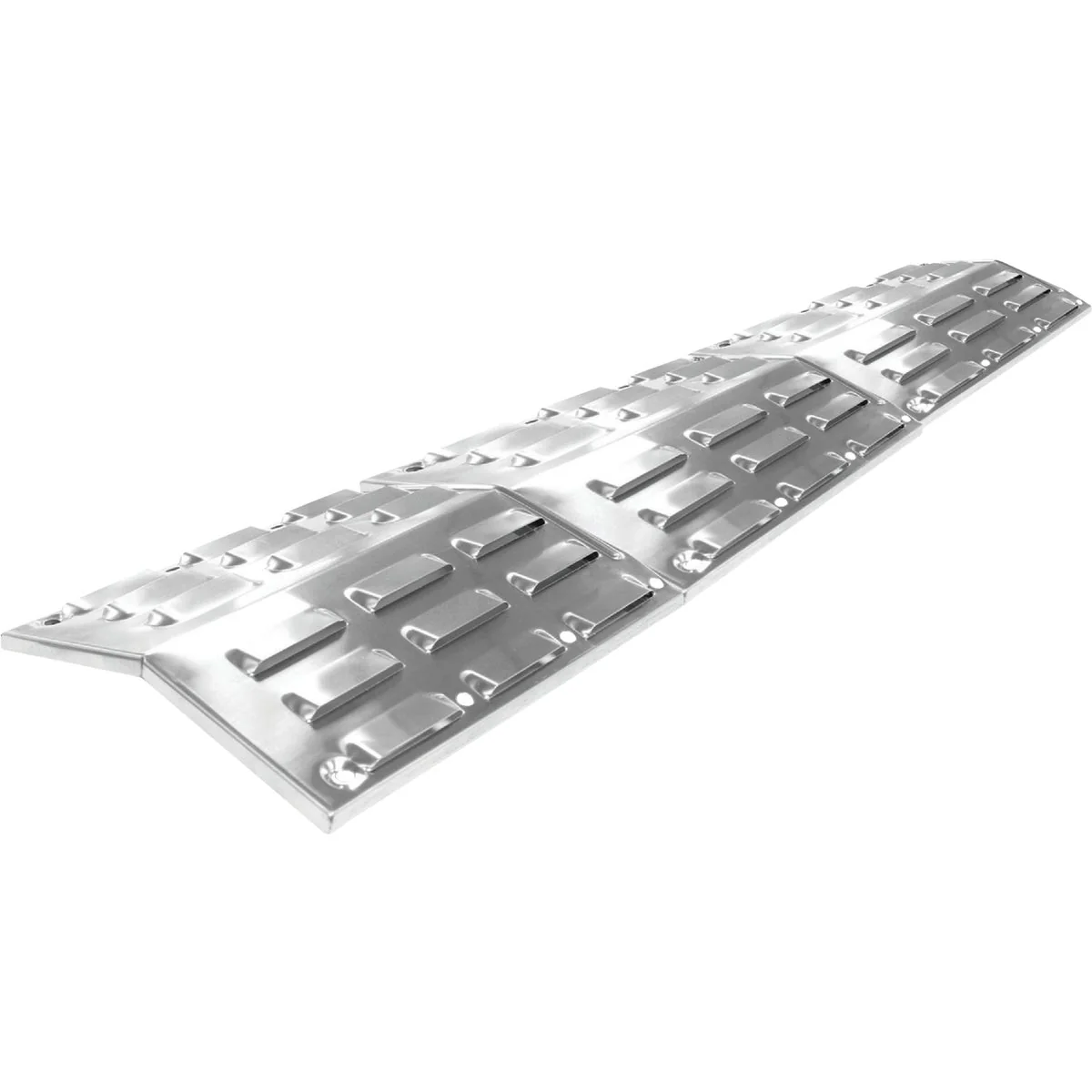 Efficient GrillPro 18.5 In. to 28.5 In. Porcelain-Coated Universal Stainless Steel Heat Plate Powerful