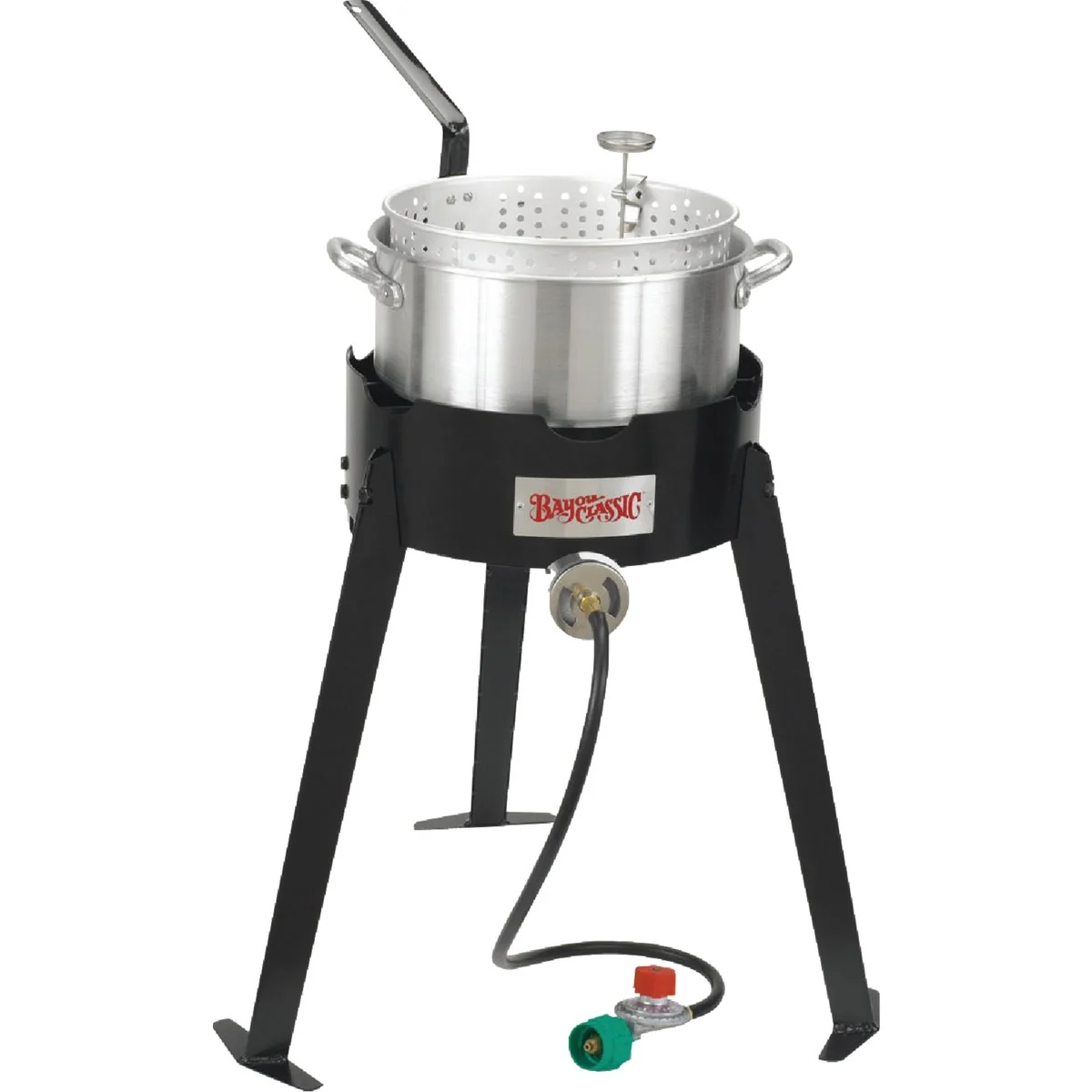 Expertly Made Bayou Classic 10 Qt. Aluminum Fish Outdoor Fryer Solid