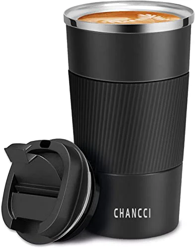 High-Grade 16oz Travel Coffee Mug Spill Proof Easy-to-Use