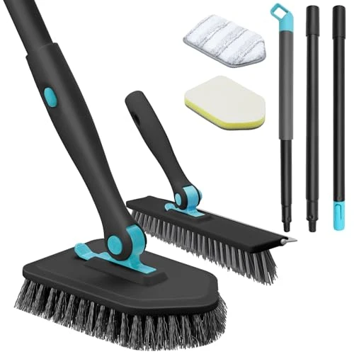 Contemporary Shower Scrubber with Long Handle Easy-to-Use