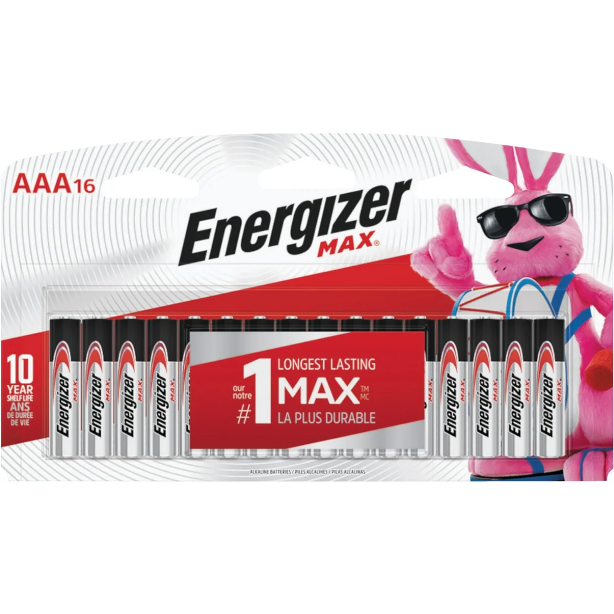 Carefully Designed Energizer Max AAA Alkaline Battery 16-Pack Versatile