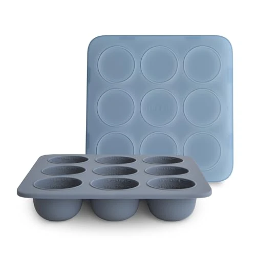 Top-Quality Silicone Baby Food zer Tray with Lid Stylish