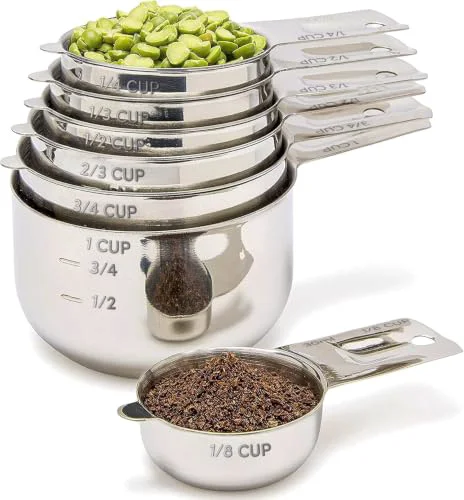 Convenient Measuring Cups Set of 7 Crafted