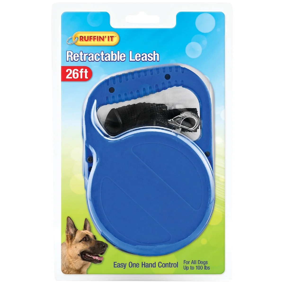 Sustainable Westminster Pet Ruffin’ it 26 Ft. Webbed Up to 100 Lb. Dog Retractable Leash Modern