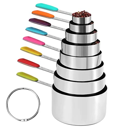 Trendy Stainless Steel Measuring Cups Set Refined