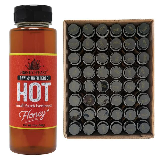 Comfortable Hot Honey 12OZ Jars 576 Fl Oz High-Quality
