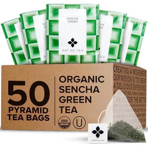 Comfortable Organic Sencha Green Tea Bags 50 Count Genuine