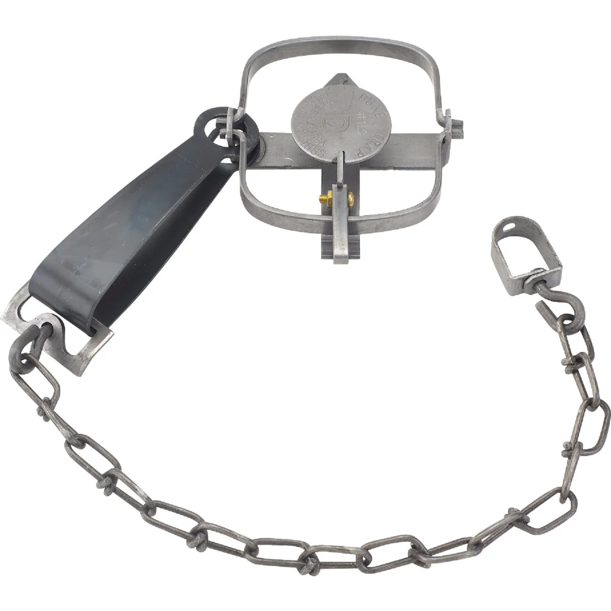 Verified Duke Traps 4 In. Jaw Spread Steel Long Spring Mink Muskrat Trap Durable