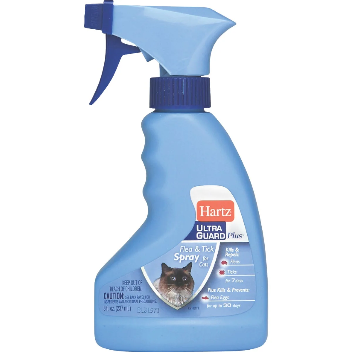 Premium Material Hartz UltraGuard Plus 30-Day 8 Oz. Flea Tick Treatment Spray For Cats Authentic